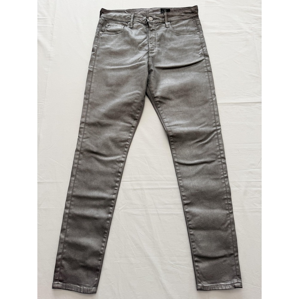 AG Adriano Goldschmied Farrah Skinny Ankle Jeans Womens 29R Charcoal 29x29 USA
